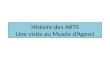 Histoire des ARTS Une visite au Musée dAgesci. La place de lenseignement de lHdA dans les programmes – les textes Organisation de lenseignement de lHistoire.