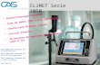 CLiMET Serie 1050 échantillonnage traçable taux de débit 100 litres par minute touchscreen-display coloré raccord Ethernet 10 minutes de mesurage pour.