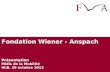 Fondation Wiener - Anspach Présentation Midis de la Mobilité ULB, 29 octobre 2013.