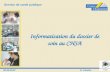 1 Informatisation du dossier de soin au CHSA 20.06.2012 E. Foulon Service de santé publique.