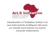Introduction à lInitiative Article 5 et aux instruments juridiques clés pour un monde sans torture ou autres mauvais traitements.