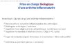 Sylvain Dubucquoi CHRU de Lille – 2009- laboratoire dImmunologie inflammatoire Reconnaître le caractère inflammatoire des arthralgies Distinguer Distinguer.