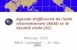 Agenda defficacité de laide internationale (AEAI) et la Société civile (SC) Atelier CCCI Réal Lavergne – 27 mai 2006.