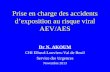 Prise en charge des accidents dexposition au risque viral AEV/AES Dr N. AKOUM CHI Elbeuf-Louviers-Val de Reuil Service des Urgences Novembre 2013.