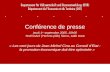 1 Conférence de presse jeudi 1 er septembre 2005, 10h00 TechnoArk (Techno-pôle) Sierre, salle Icare « Les cent jours de Jean-Michel Cina au Conseil dEtat.
