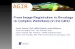 Analuse Globalisée des Données d Imagerie Radiologique From Image Registration in Oncology to Complex Workflows on the GRID Xavier Pennec, PhD, INRIA-Sophia,