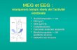MEG et EEG : marqueurs temps réels de lactivité cérébrale Activité neuronale : ms Activité neuronale : ms EEG ( V) EEG ( V) MEG (pT-fT) MEG (pT-fT) Complémentaires.