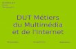 DUT Métiers du Multimédia et de l'Internet RODRIGUEZ Elora Terminale L Compétences Présentation Réalisations.
