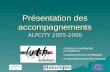 Présentation des accompagnements ALPCITY 2005-2006 CONSEIL EN INGENIERIE CULTURELLE, VALORISATION DU PATRIMOINE ET SENSIBILISATION DES PUBLICS.
