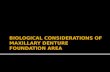 Biological Considerations of Maxillary Denture Foundation Area