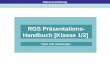 Datenverarbeitung RGS Präsentations- Handbuch [Klasse 1/2] Tipps und Anleitungen.