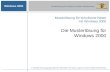 Windows 2000 Musterlösung für Schulen in Baden-Württemberg Musterlösung für schulische Netze mit Windows 2000 © Zentrale Planungsgruppe Netze am Ministerium.