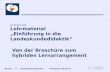 Zeuner 1/ Studierplatz Sprachen Kolloquium 04.07.03 Dr. Zeuner, DaF Lehrmaterial Einführung in die Landeskundedidaktik Von der Broschüre zum hybriden Lernarrangement.