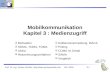 Prof. Dr.-Ing. Jochen Schiller,  SS053.1 Mobilkommunikation Kapitel 3 : Medienzugriff Motivation SDMA, TDMA, FDMA Aloha.
