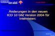 Michael Gruß 14.1.2004 Evangelisches Vereinskrankenhaus gGmbH Hann. Münden... in guten Händen Änderungen in den neuen ICD 10 GM Version 2004 für Internisten: