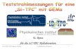 04.03.2009, DPG-Tagung, Freiburgrenz@physik.uni-freiburg.de1 U. Renz für die LC-TPC Kollaboration.