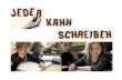 Leitidee des Deutschunterrichts ist die Entwicklung einer Erzähl- und Gesprächskultur sowie einer Lese- und Schreib-Kultur.