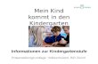 Mein Kind kommt in den Kindergarten Informationen zur Kindergartenstufe Präsentationsgrundlage: Volksschulamt, BiD Zürich.