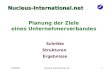 04/2008Nucleus-International.net1 Planung der Ziele eines Unternehmerverbandes Schritte Strukturen Ergebnisse Nucleus-International.net.