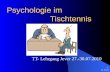 01.04.2014 1 Psychologie im Tischtennis TT- Lehrgang Jever 27.-30.07.2010.