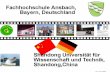Chinesische austauschen Studenten in Deutschland Fachhochschule Ansbach Li Hao 12.10.2005.