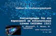 24. Nov. 2008 W. Mitaroff, F. Moser, M. Valentan Projektgruppe für ein Experiment am International Linear Collider (ILC) HEPHY Projektbericht.