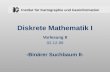 Institut für Kartographie und Geoinformation Diskrete Mathematik I Vorlesung 8 02.12.99 -Binärer Suchbaum II-