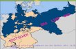 DAS LIED DER DEUTSCHEN Deutsche politische Landkarte vor der Einheit 1871: Im Blau Preußen.