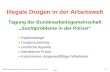 BASF Aktiengesellschaft - Arbeitsmedizin und Gesundheitsschutz, GOA Dr. Hupfer Illegale Drogen in der Arbeitswelt Tagung der Bundesarbeitsgemeinschaft.