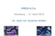 MRSA & Co Hamburg - 17. April 2013 Dr. med. vet. Susanne Janßen.