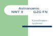 Astronomie, Kl. 9 GZG FN W.Seyboldt 1 Astronomie NWT 9GZG FN Koordinaten- systeme.