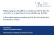 Bildungsplan Kauffrau / Kaufmann EFZ für die schulisch organisierte Grundbildung (SOG) Informationsveranstaltung für die Schulen der Deutschschweiz Isabelle.
