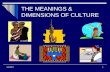 7 Meanings Dimensions Culture