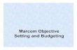 IMC Objective Setting and Budgeting