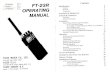 FT-23R Users Manual