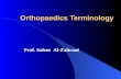 Orthopedics Terminology