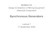 Lecture 7 - Synchronous Generators[1]