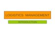1- Logistics Management,