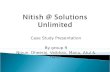 Nitish @ Solutions Unlimited 1