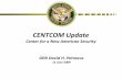 CENTCOM Update