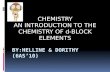 d Block Elements
