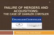 Mergers & Acquistions: The Case of DaimslerChrysler