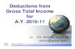 Deductions Under Income Tax India