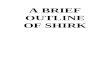 A brief outline of shirk