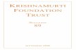 Krishnamurti Foundation Trust (Bulletin 89_sept08)