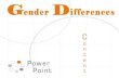 Gender Differences Power Point
