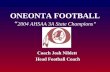 2004 AHSAA 3A State Champions Oneonta Playbook by Joe Niblet