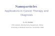 Nanoparticles in Cancer Therapy and Diagnosis