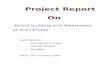 brand building research report Kanhaiya