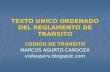 TEXTO UNICO ORDENADO DEL REGLAMENTO DE TRANSITO CODIGO DE TRANSITO MARCOS AGURTO CARDOZA vialexperu.blogspot.com.
